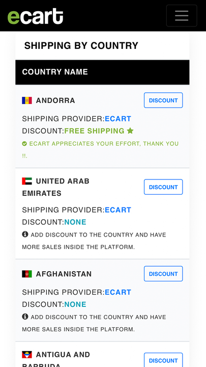 Shipping Dashboard Mobile