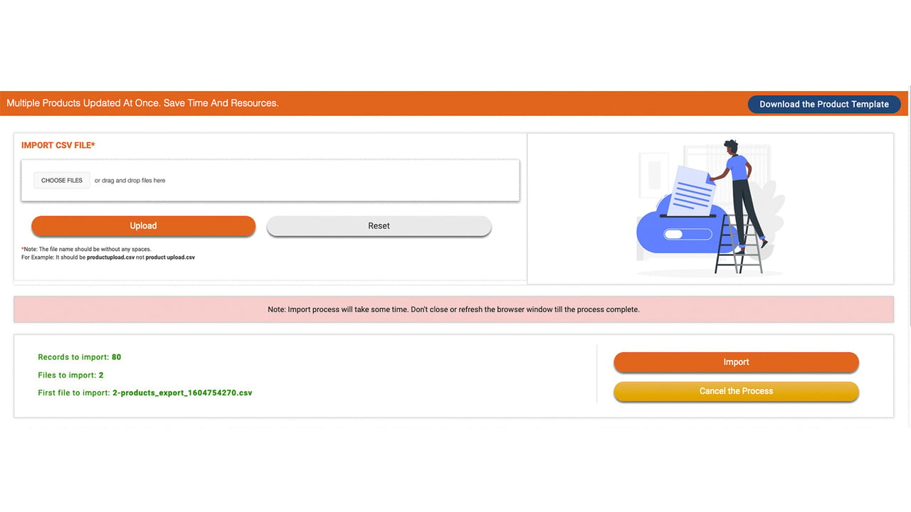 Import CSV File