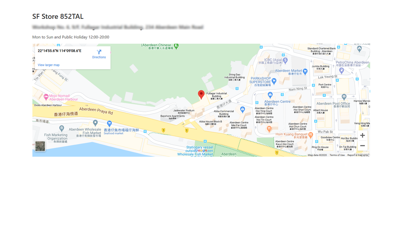 Display pickup points location to your customer with Google Map