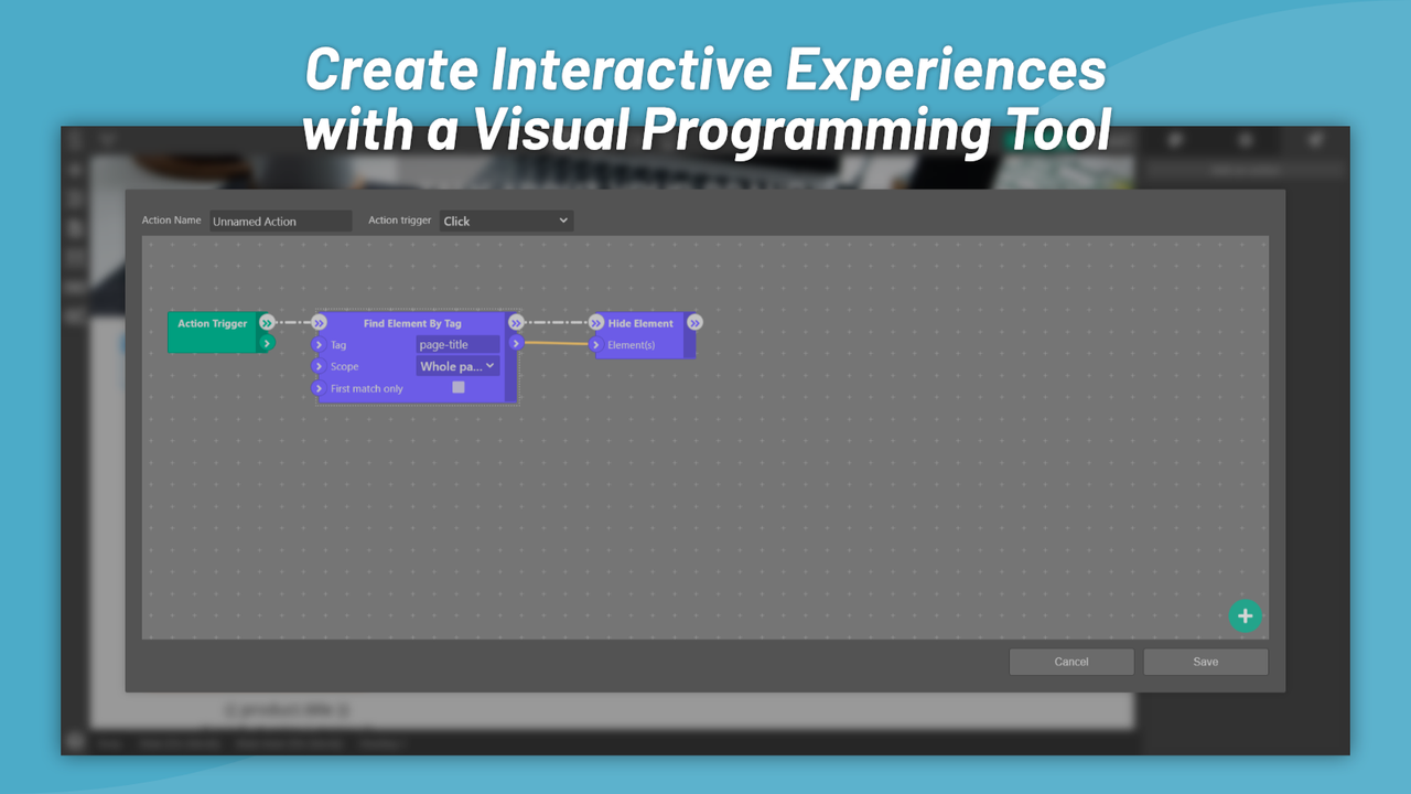 Create Interactive Experiences with a Visual Programming Tool