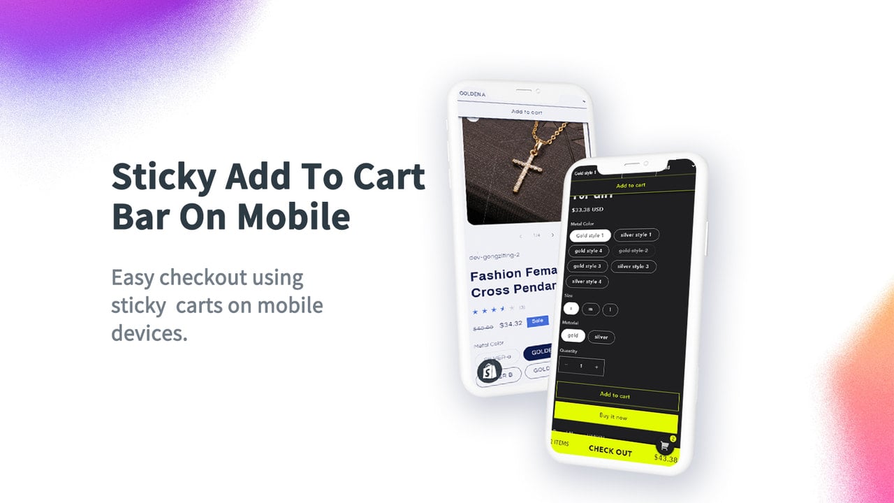 Sticky Add To Cart Bar On Mobile