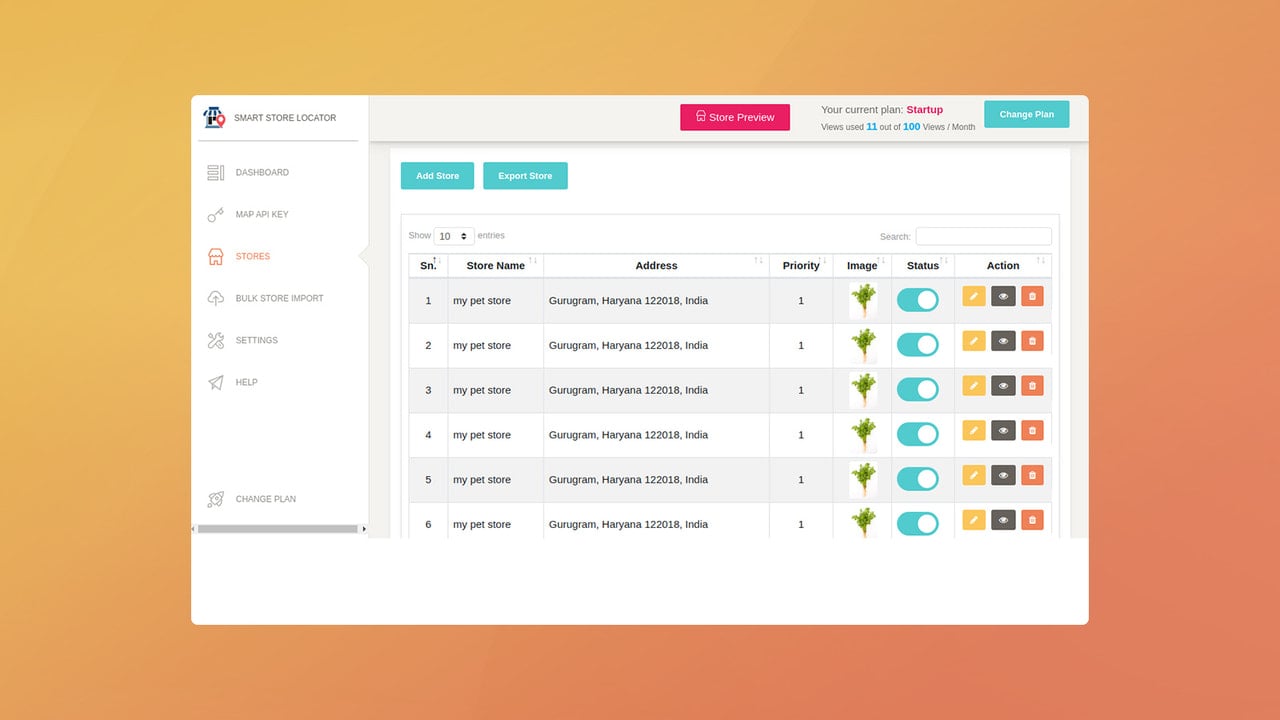 Smart Store Locator