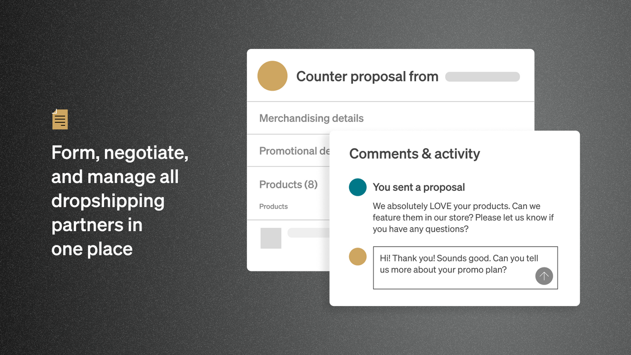 Form, negotiate and manage all brand partnerships in one place.