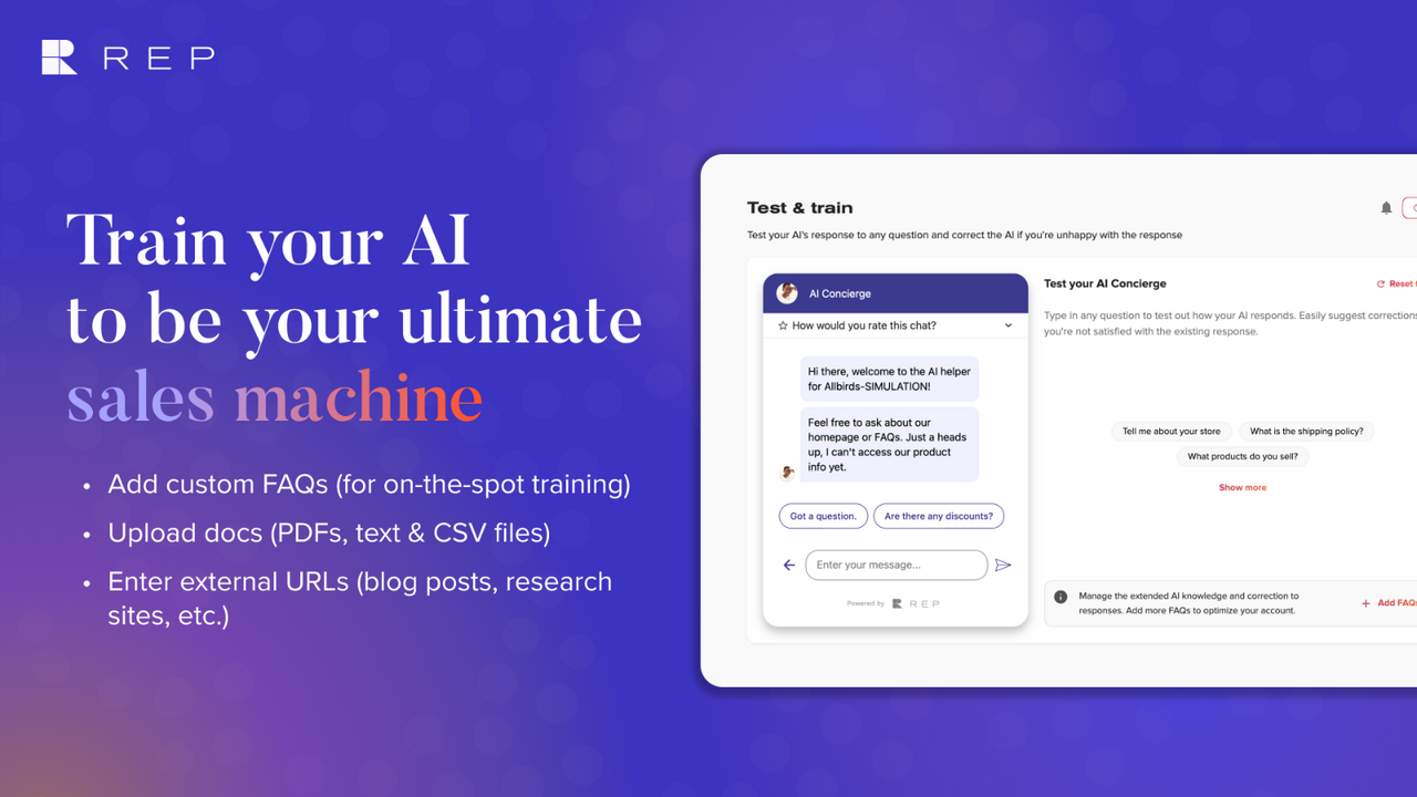 AI already knows your catalog out-of-the-box. Train the rest.