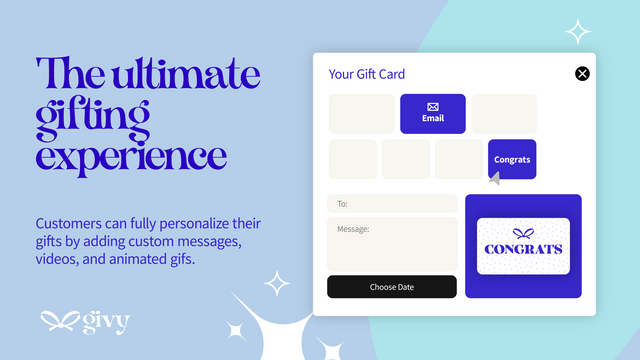 Givy → Gifting & Gift Cards