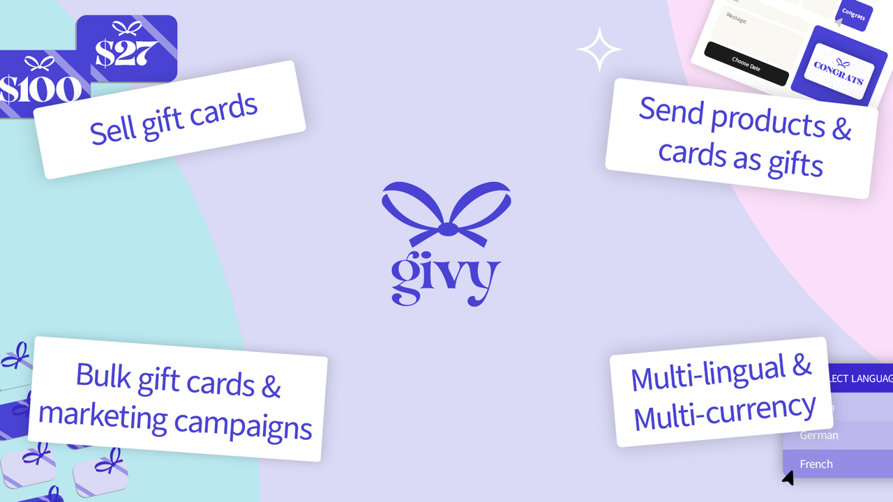 Givy → Gifting & Gift Cards