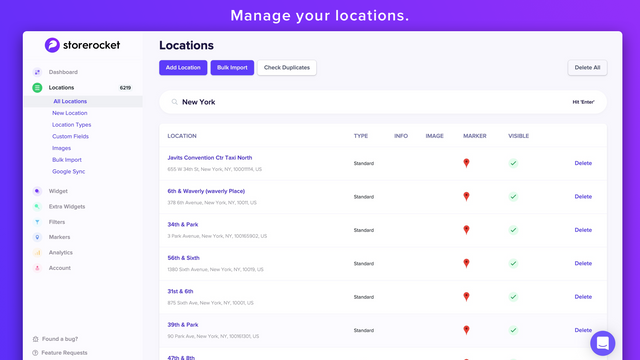 StoreRocket Store Locator