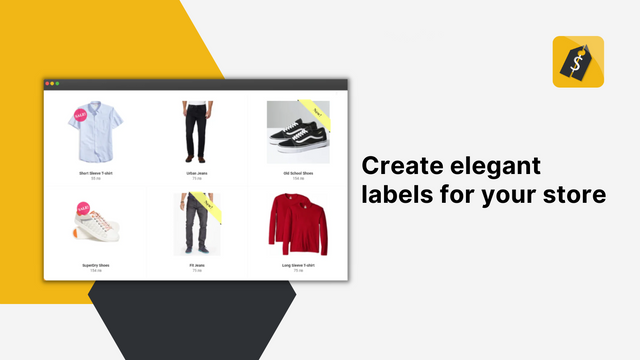 Create elegant labels for your store