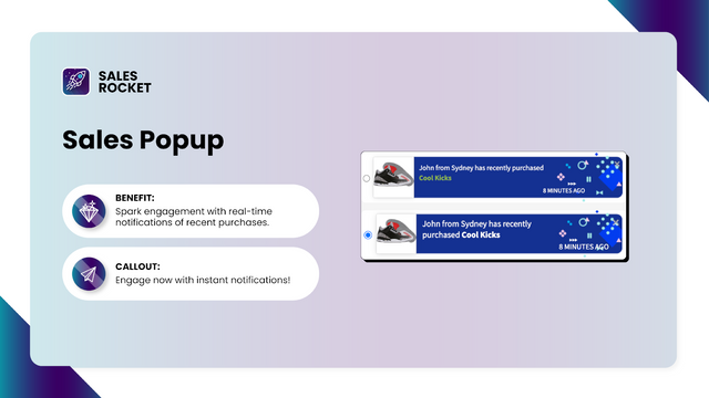 ROCKET: Sales Pop Ups & Popup