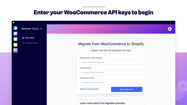 WooCommerce to Shopify Migration