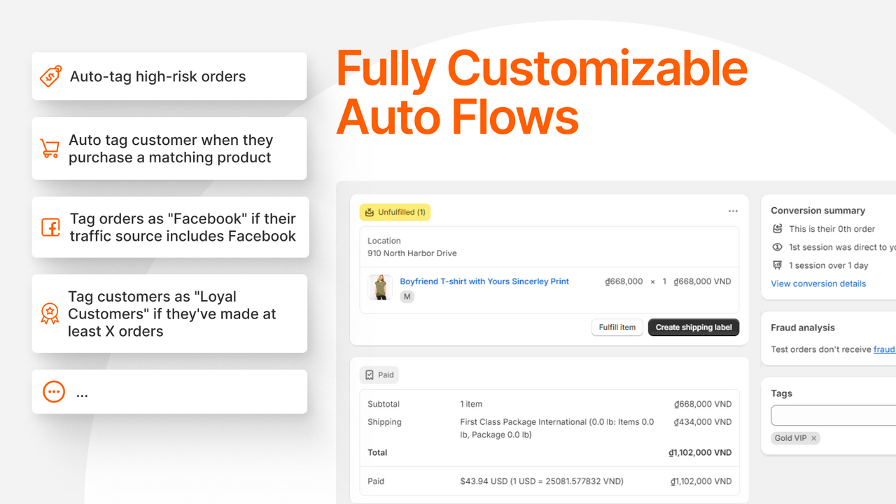 Auto Tag & Flow Automation