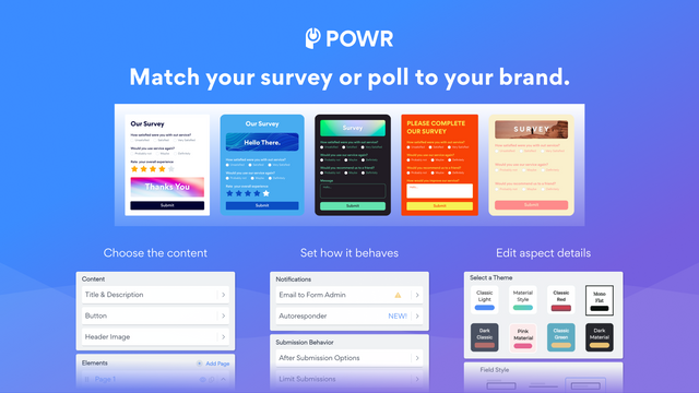 POWR: Customer Survey | Poll