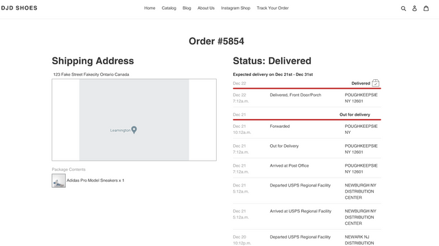 Shipping Tracker by DevCloud