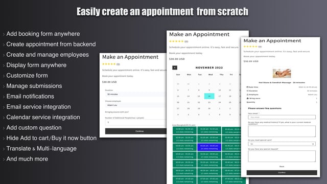 S: Appointment Booking