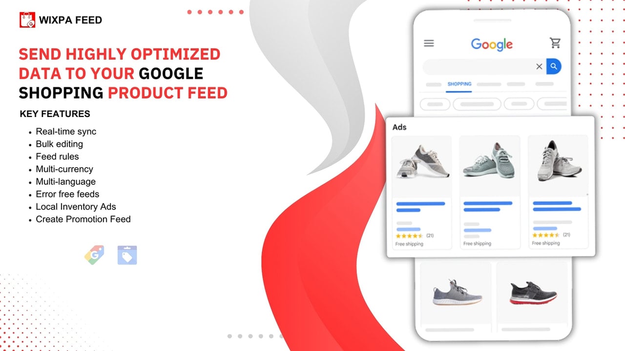 Wixpa Google Shopping Feed