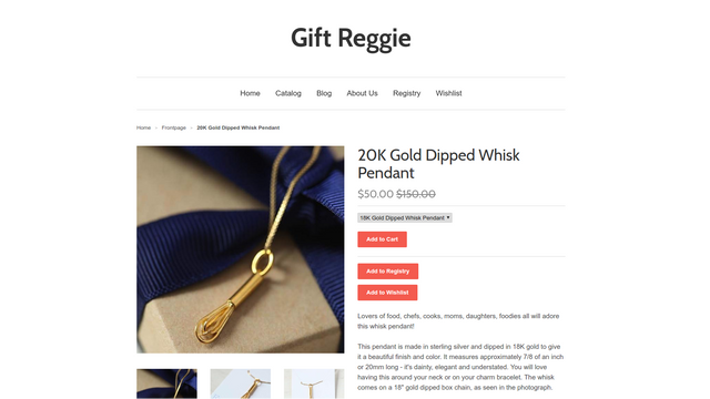 Gift Reggie: Gift Registry