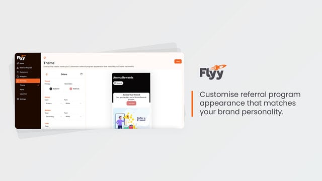 Build a gamified referral program that matches your brand theme.