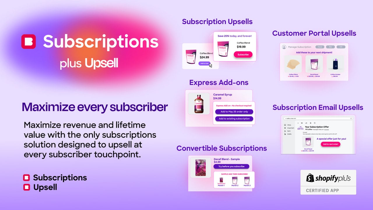 Maximize every subscriber with Bold Subscriptions