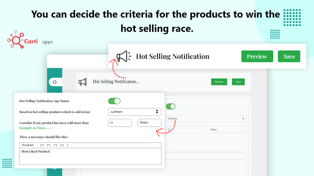 Hot Selling Notification