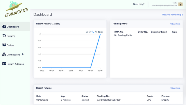 ReturnPostage Automate Returns