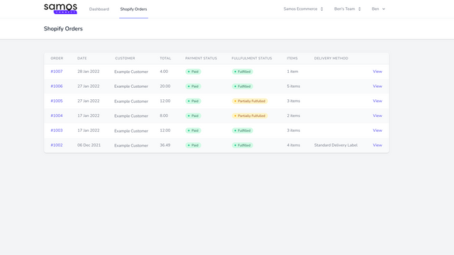 SAMOS Connect