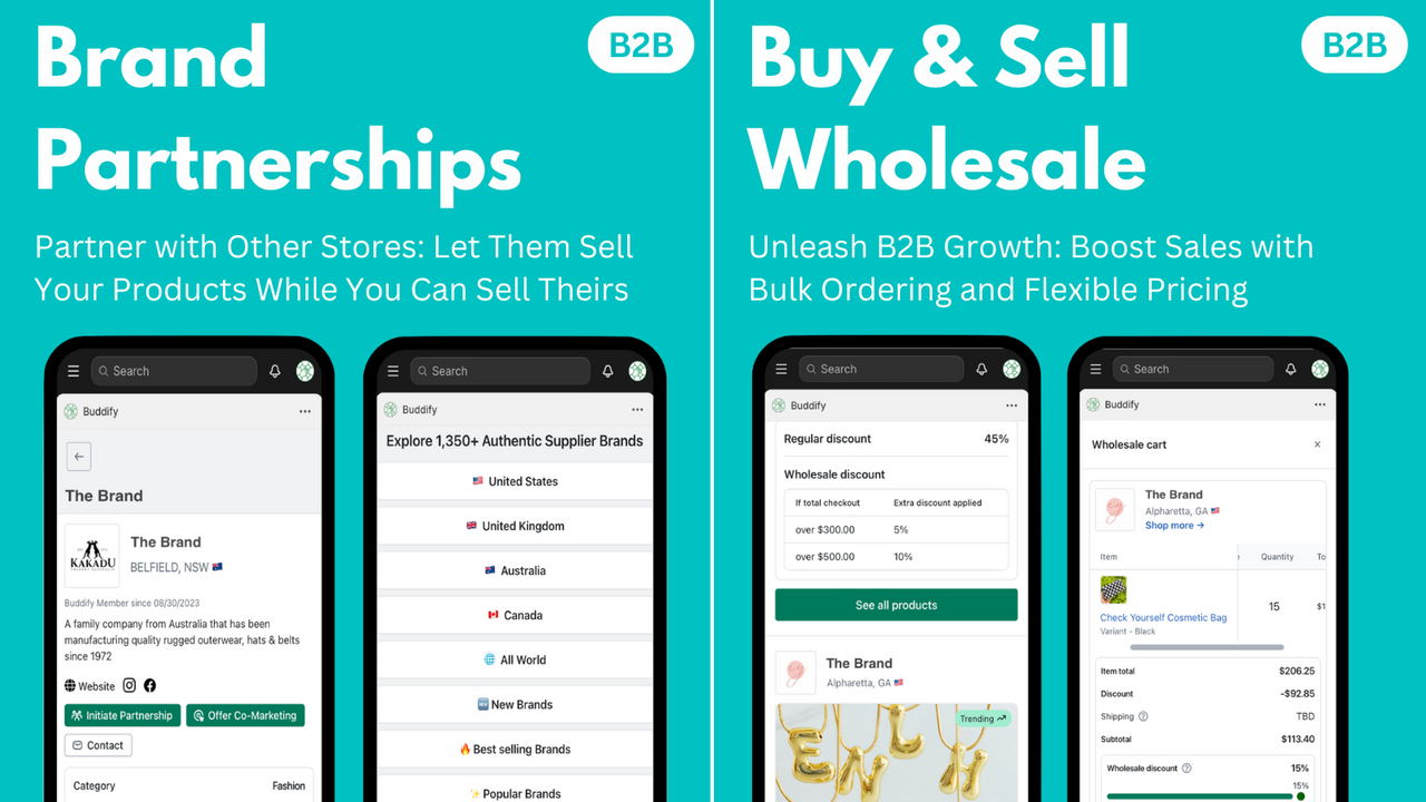 Brand Partnerships and Buy & Sell Wholesale