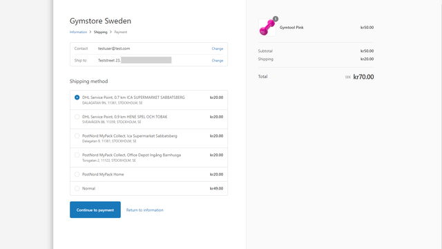 nShift Checkout Pro