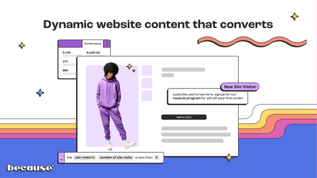 Dynamic website content that converts