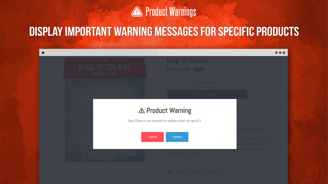 Product Warnings and Alerts