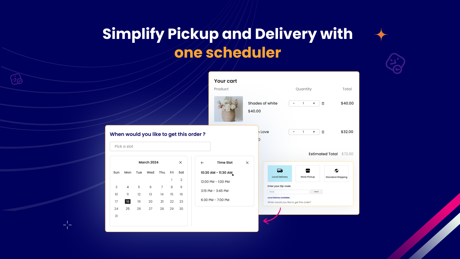 Pickup Delivery Date —Pickeasy