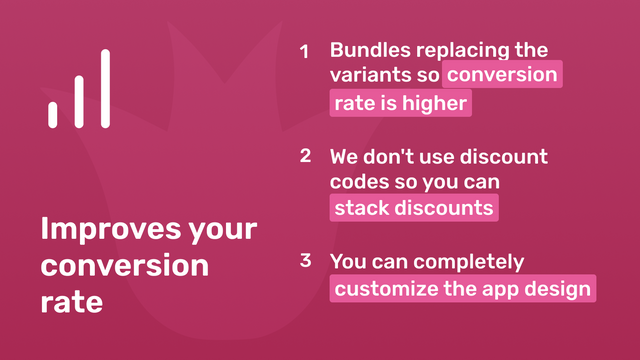 WideBundle, increase your aov with offers on variants on Shopify