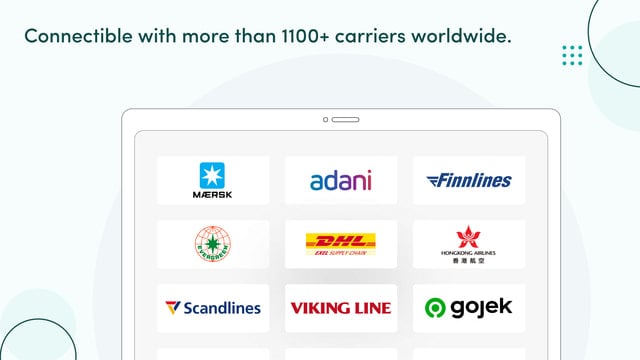 You can connect with more than 1100 carriers worldwide.