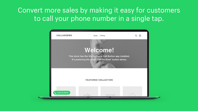 Phoneize Phone Call Button