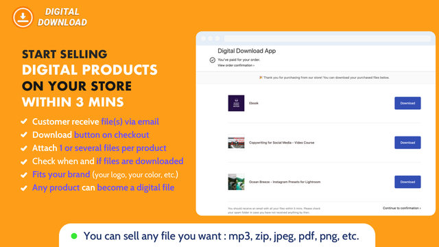 BIG Digital Downloads Products