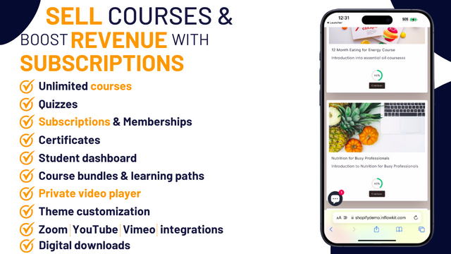 Inflowkit Membership & Courses