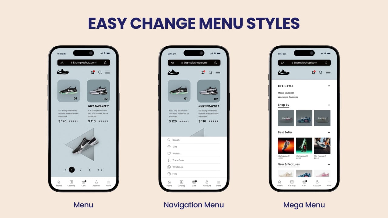 Navigo Menu Styles