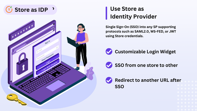 Store as IDP‑SSO Login to Apps