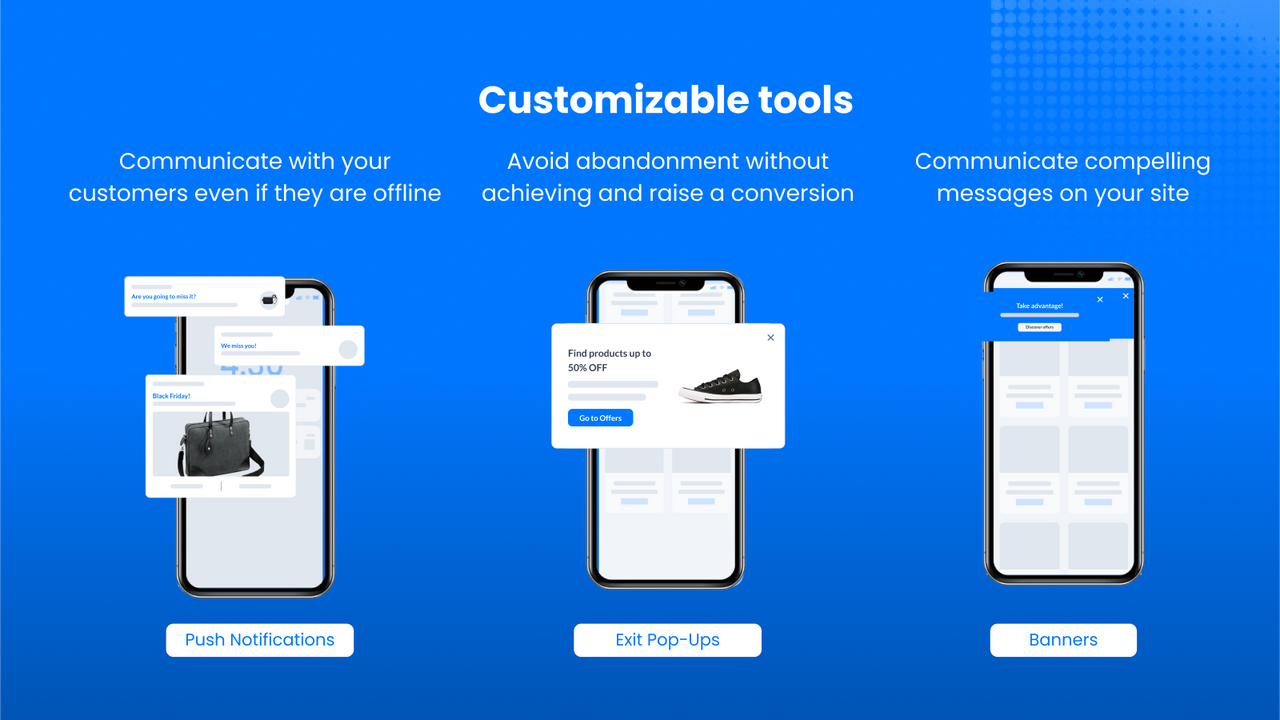 Personalization tools.