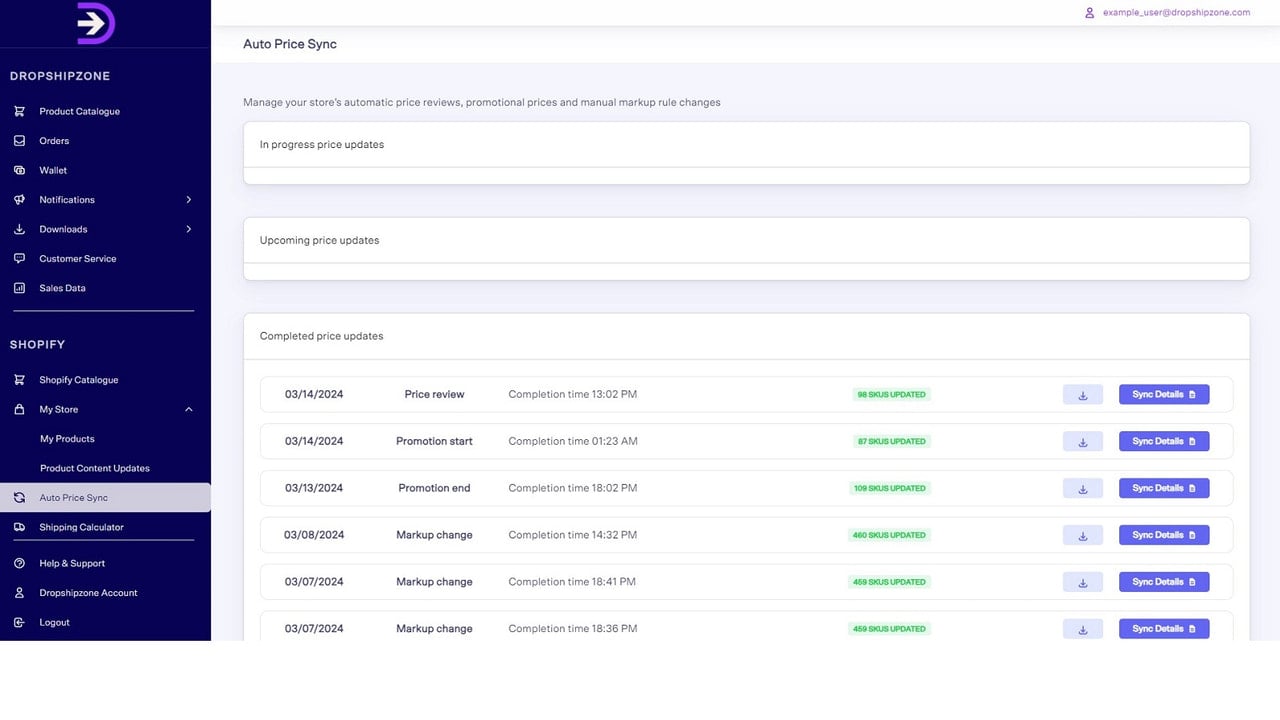 AUTO PRICE SYNC