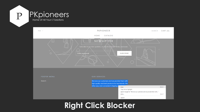 Pioneer Right Click Blocker