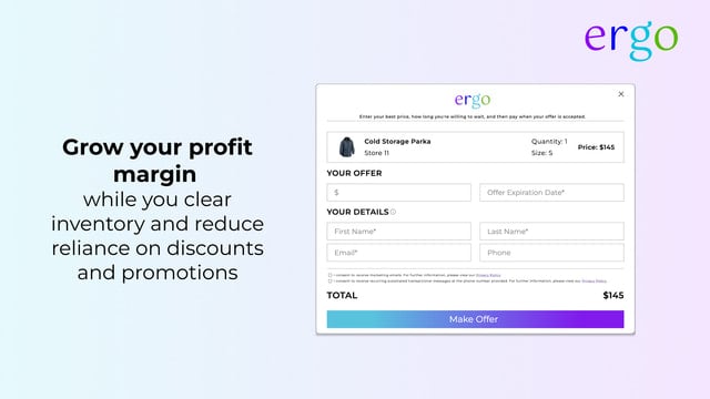 ergo ‑ Offer Tool & Analytics