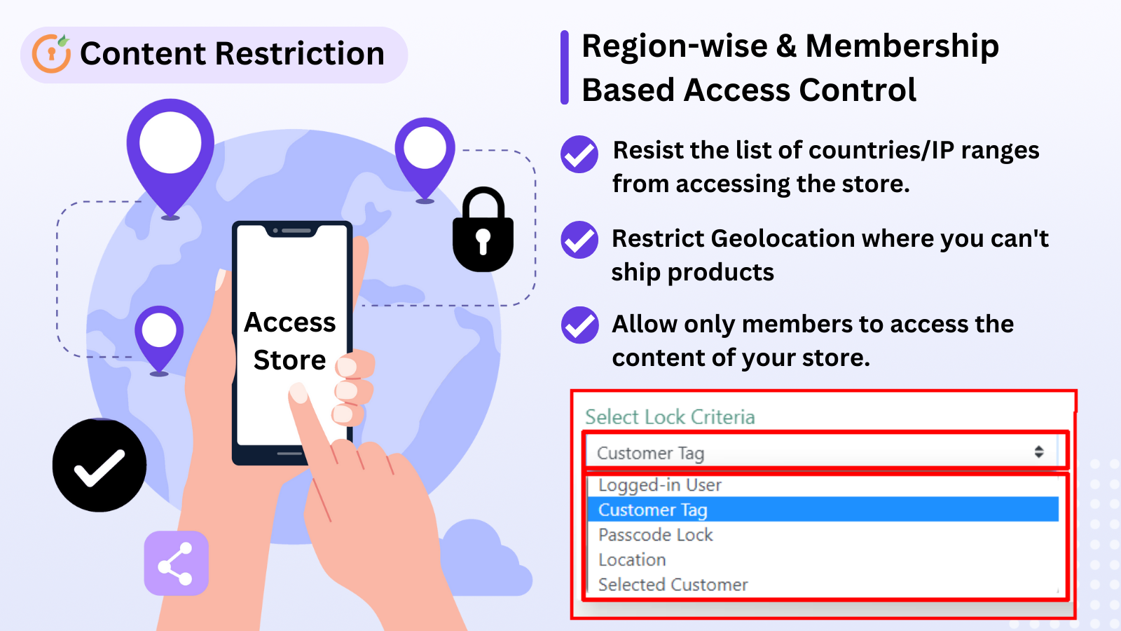 LockOn‑ Restrict Store Content