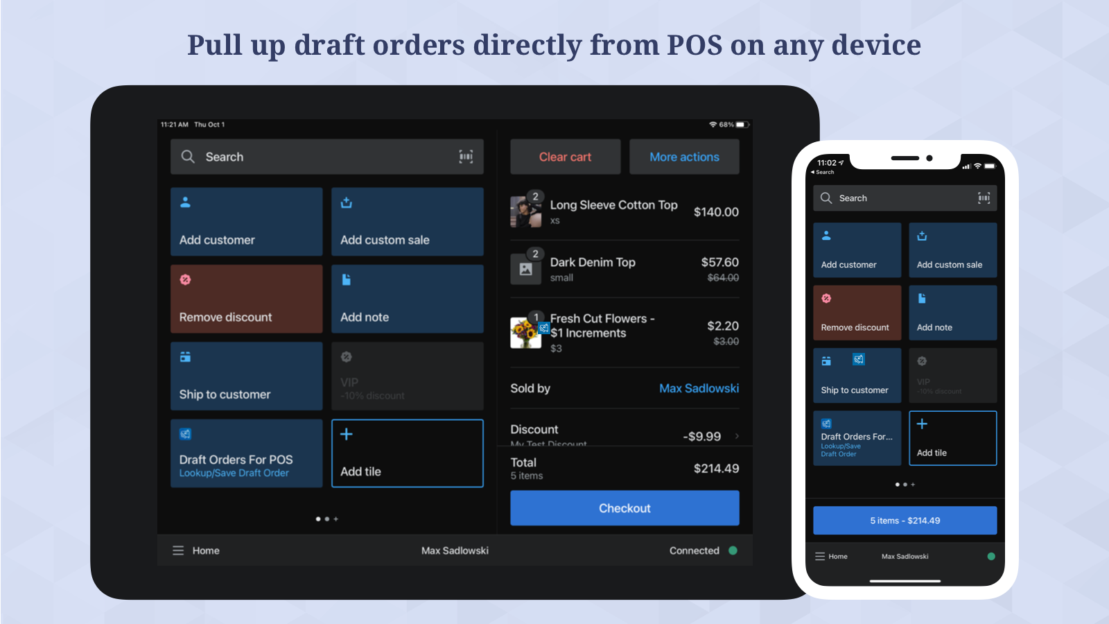 Draft Orders For POS