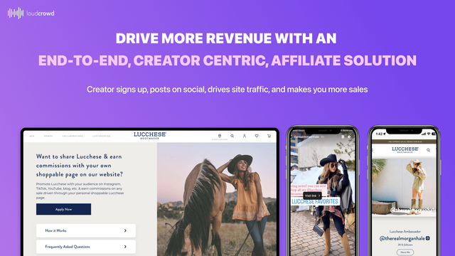 LoudCrowd: Affiliate & UGC