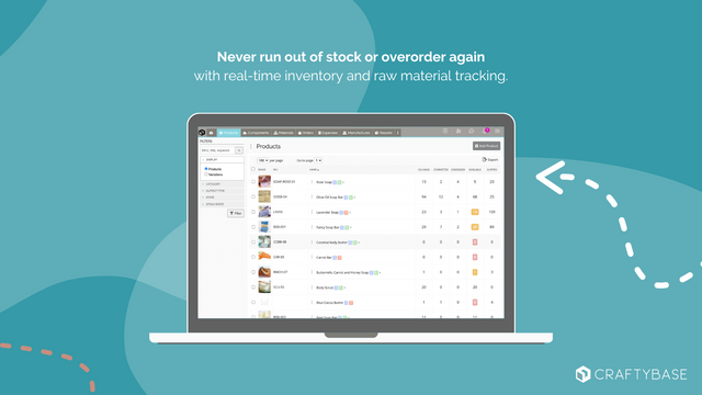 Craftybase ‑ Manufacturing ERP