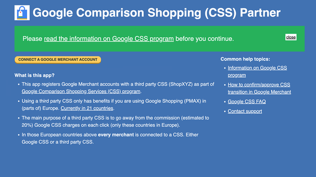 Google CSS Program Partner