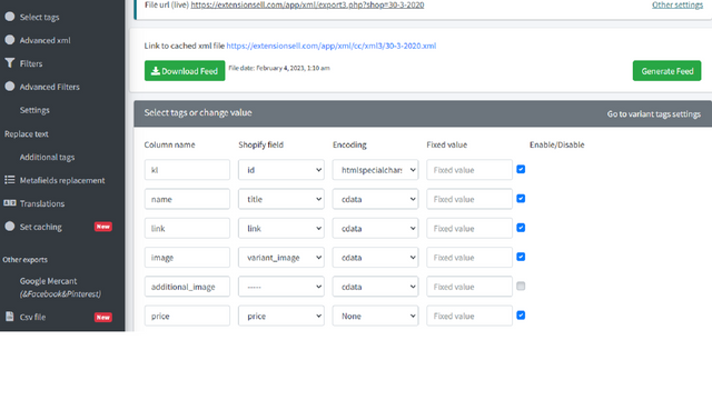 Exporto ‑ Products data export