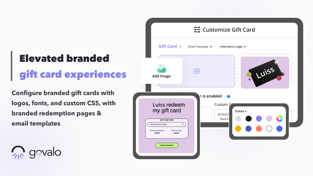 Customize gift cards and gift card experiences with CSS