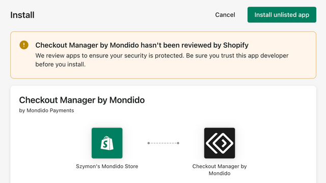 Checkout Manager by Mondido