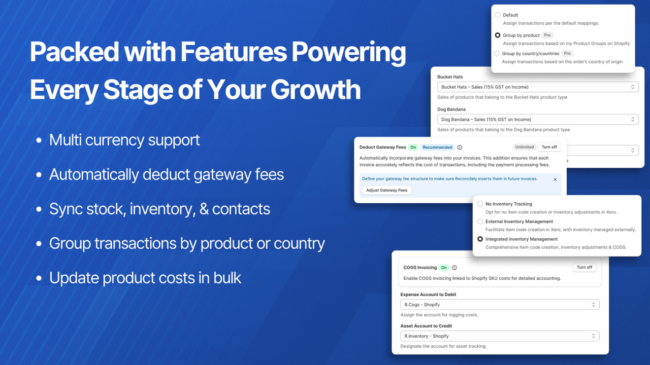 Shopify orders and payments reconciliation solution